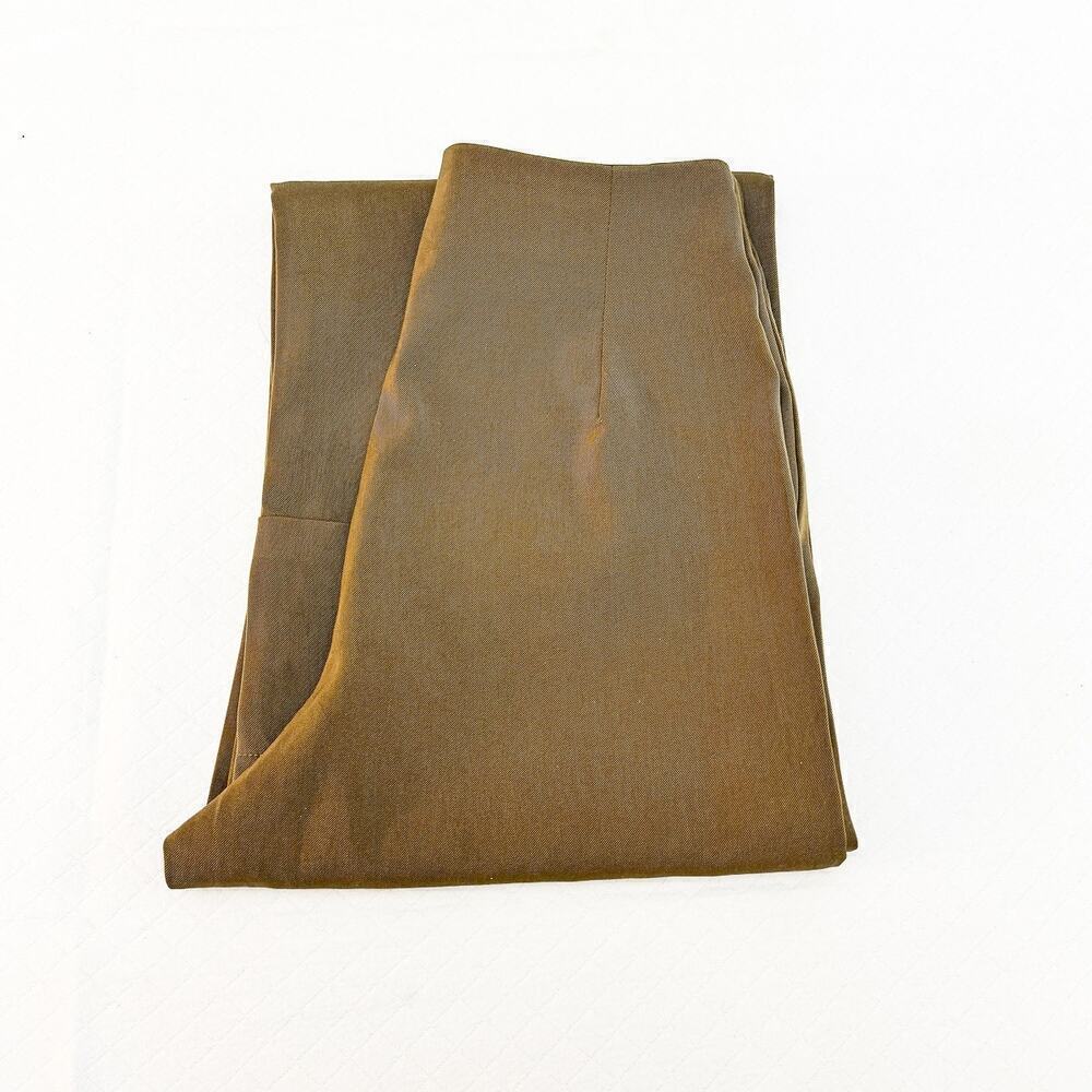 Princess Polly Euro Pants Brown Flare Hem Dress Pants Size 2 NWT